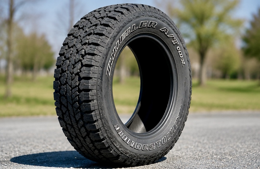 ブリヂストン DUELER A/T002の全体像とトレッドパターン